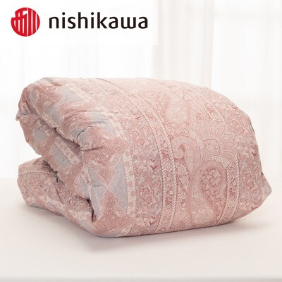 nishikawa(西川)羽毛掛けふとん シングルサイズ ペイズリー KA04002011/C10