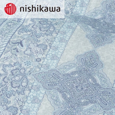 nishikawa(西川)羽毛掛けふとん シングルサイズ ペイズリー KA04002011/C20