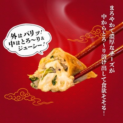 宇都宮餃子 運気アップ餃子　チーズ鶏餃子18個　保存料不使用
