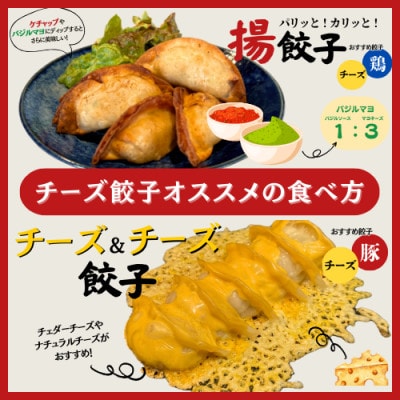 宇都宮餃子 運気アップ餃子　チーズ鶏餃子18個　保存料不使用