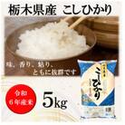 【令和6年産】栃木県産こしひかり(精米)5kg×1袋