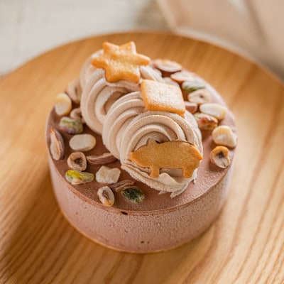 <栃木県/Vivo>ヘーゼルチョコのジェラートケーキ(アイスケーキ)