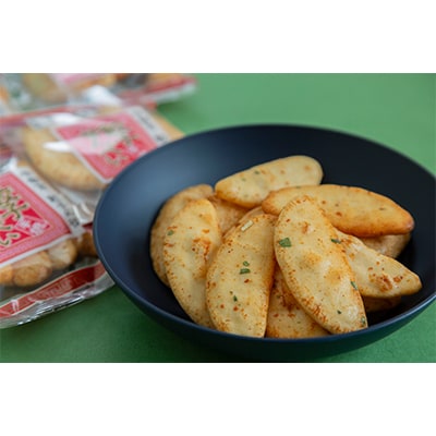 手焼き　餃子せんべい 20袋|【大越米菓店】