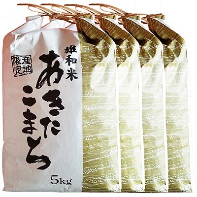 【秋田市雄和産】あきたこまち清流米 20kg