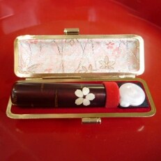 【秋田市】はんこのホリエ　桜皮細工のはんこ「桜はん」15mm