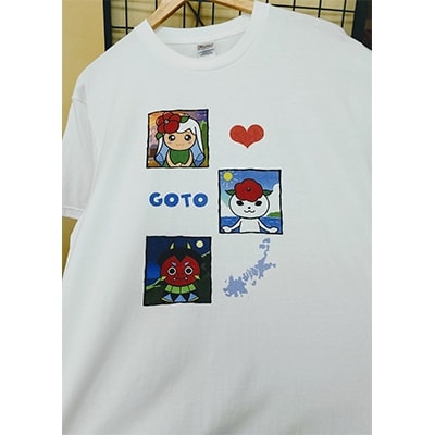 LOVEGOTOシリーズ つばきねこ&フレンズTシャツ【Lサイズ】