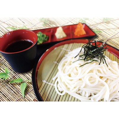 【発送月固定定期便】五島うどんギフト(白8本入)　あごだし付全6回