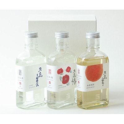 長崎県五島市 焼酎ミニボトル詰め合わせ3本セット 180mlアソートセット3D(180ml×3本)