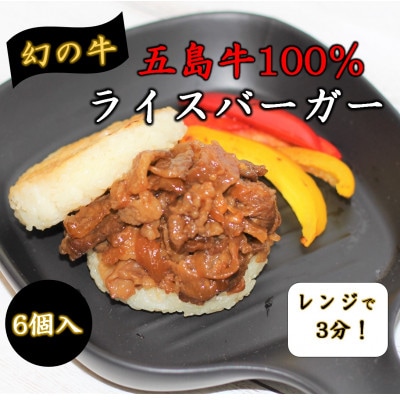 五島牛100%ライスバーガーギフト(6個入り)