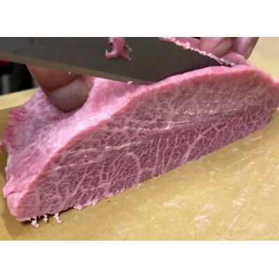 五島牛ミスジまたはヒウチ焼肉用約1kg(自家製たれ付き)【PEK015】