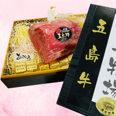 五島牛シャトーブリアンブロック約1kg【PEK019】