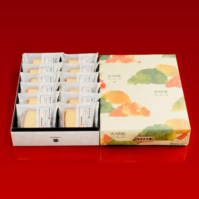 【毎月定期便】文明堂 カステラ巻 12個入(五島市)　全12回