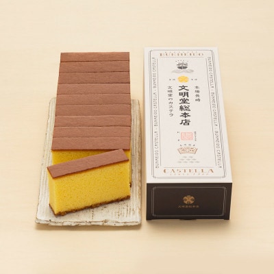 【毎月定期便】文明堂 長崎カステラ1号 (1号10切入×1本入)(五島市)全6回
