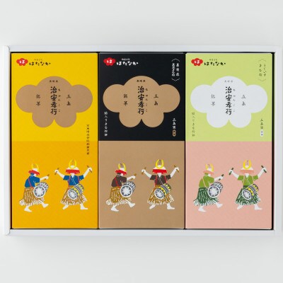 【毎月定期便】「五島銘菓 治安孝行(ちゃんここ)」3箱詰合せ(各4個入り)【御菓子司はたなか】全6回