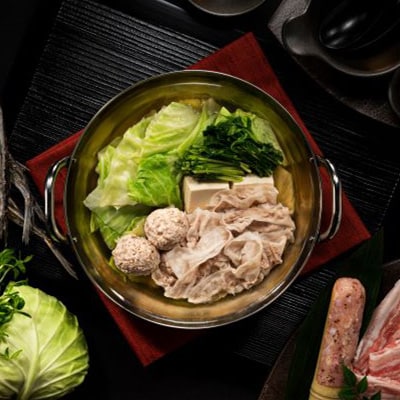 五島美豚 しゃぶしゃぶセット 4〜5人前 (バラ・だし・〆のうどん・柚子胡椒) / NEWパンドラ