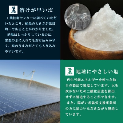 五島列島の塩「麗」3袋(各80g)