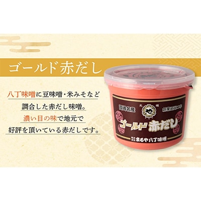 赤だし味噌2種詰合せ　AS-2