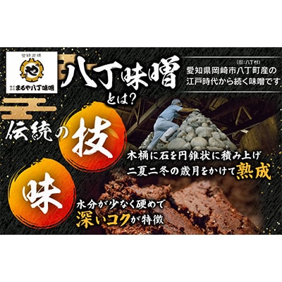 三河産大豆の八丁味噌300g×6個セット