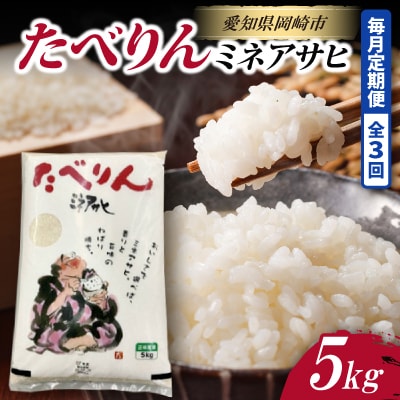 【毎月定期便】たべりん(ミネアサヒ)5kg全3回