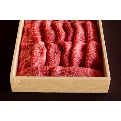 三河牛(黒毛和種)A5等級モモすき焼き用600g　直営巴山牧場産