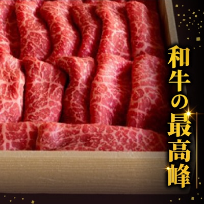 三河牛(黒毛和種)A5等級モモすき焼き用600g　直営巴山牧場産