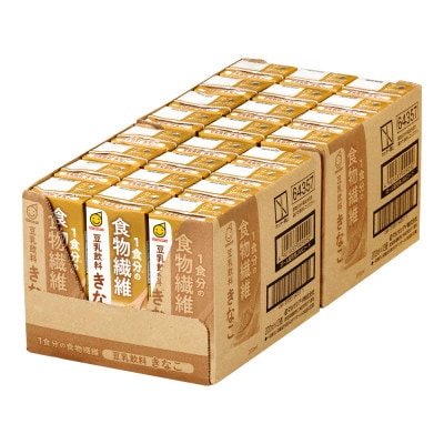 1食分の食物繊維　豆乳飲料　きなこ　200ml　24本セット×2ケース