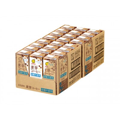 豆乳飲料 麦芽コーヒー 砂糖不使用 200ml×24本セット×2ケース