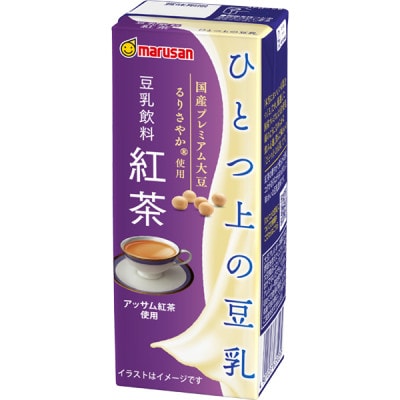 ひとつ上の豆乳　豆乳飲料　紅茶　200ml×24本
