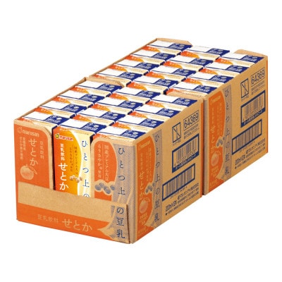 ひとつ上の豆乳　豆乳飲料　せとか　200ml×24本×2ケース　計48本