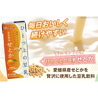 ひとつ上の豆乳 豆乳飲料 せとか 200ml×24本×2ケース 計48本