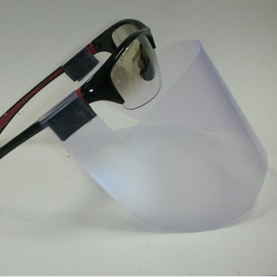 めがね用フェイスガード　半透明(5色)