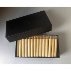国内産ハゼの実蝋を100%使用して作った＜伝統工芸品　和ろうそく＞ダルマ40本入り　全工程手作り | ふるさと納税のお礼品