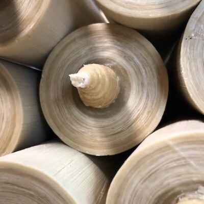 国内産ハゼの実蝋を100%使用〈伝統工芸品　和ろうそく〉寺院用　80匁棒(約27cm)全工程手作り