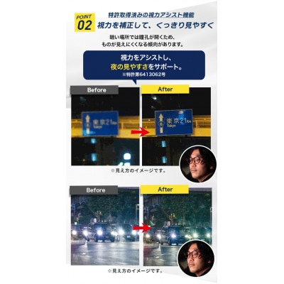 ナイトグラスLED クリアジャケット