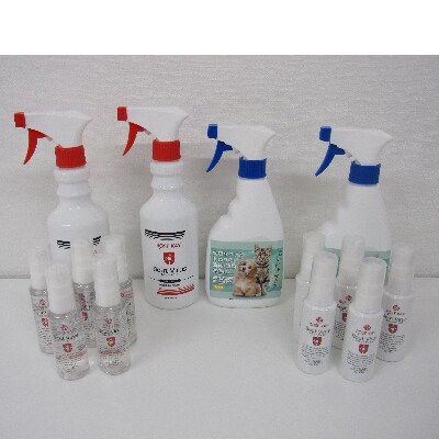 スカットウイルス除菌剤500ml ヴィセブン犬猫除菌剤500ml スプレー50ml ジェル50mlf お礼品詳細 ふるさと納税なら さとふる