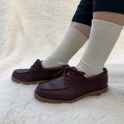 FREE FIT 快適ウールソックス (アイボリー) サイズ:22～27cm