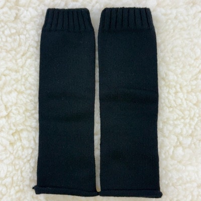 MELTY WOOL アームウォーマー(ブラック)
