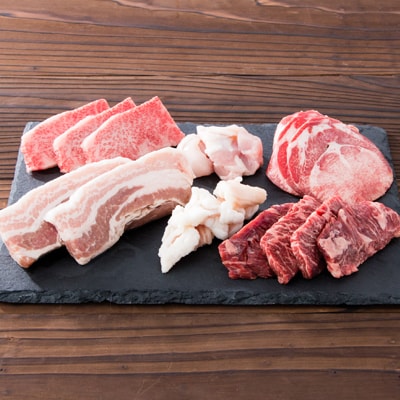 老舗焼肉屋の焼き肉セット(6種類)900g