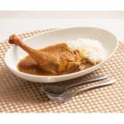 【六ツ美のあの肉カレー&萬歳】骨付きモモ1本入りチキンカレー&復古米/大正浪漫グルメセット(辛口)