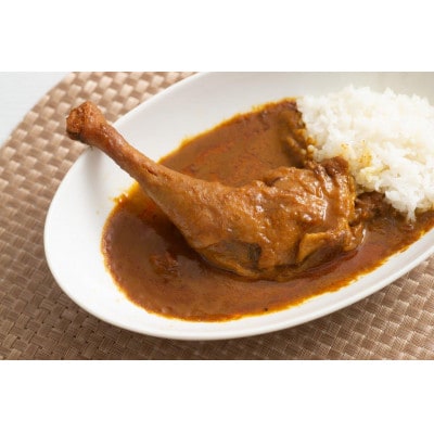 【六ツ美のあの肉カレー&萬歳】国産おやどり骨付きモモ1本入りカレー&復古米/大正浪漫セット(辛口)