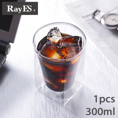 【RayES/レイエス】ダブルウォールグラス　RDS-002　300ml
