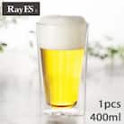 【RayES/レイエス】ダブルウォールグラス　RDS-002L　400ml