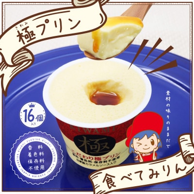 こだわり極プリンとプリン専用スプーンのセット