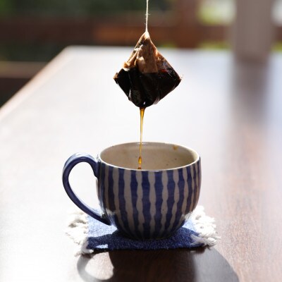 【ドリップバッグコーヒー】きんちゃく入り天下人出世珈琲5個セット+家康公バッジ【岡崎市】