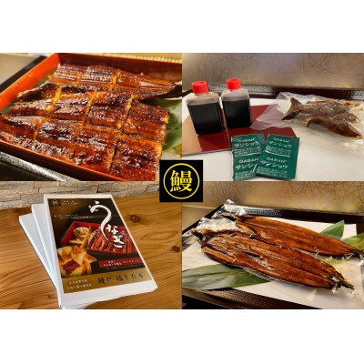大(3P～4P)三河一色うなぎ蒲焼き2尾　肝焼き付き