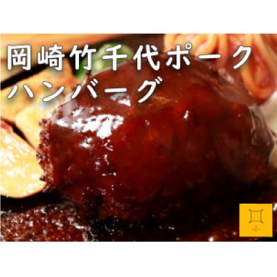 【新ブランド豚使用】愛知県岡崎市から贈る、岡崎竹千代ポークのハンバーグと自家製白味噌ドレッシング