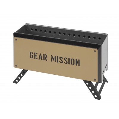 【GEAR MISSION】二次燃焼焚火台「BF-GM1(コヨーテブラウン)」