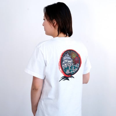 岡崎市 マンホールTシャツ 白 Sサイズ