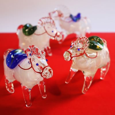 【数量限定】干支「午」 (青色)