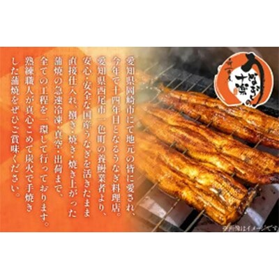 炭火手焼き☆三河一色産うなぎ蒲焼　6尾　うなぎ十楽